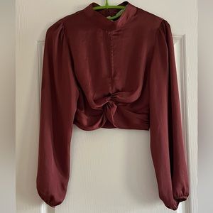 Zara Cropped Blouse